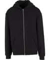 Felpa con cappuccio e zip dal taglio comodo Build Your Brand