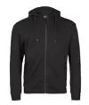 Felpa con cappuccio e zip intera a costine interlock (5508) Tee Jays