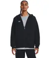 Felpa con cappuccio e zip intera in pile Rival Under Armour