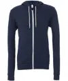 Felpa con cappuccio e zip intera unisex in pile di policotone Bella Canvas