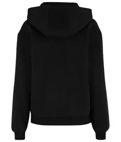 Felpa con cappuccio e zip taglio comodo da donna Build Your Brand