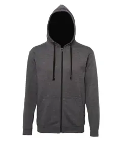 Felpa con cappuccio e zip Varsity JustHoods