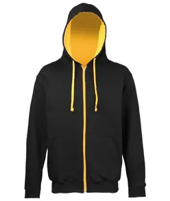 Felpa con cappuccio e zip Varsity JustHoods