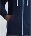Felpa con cappuccio e zip Varsity JustHoods
