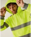 Felpa con cappuccio Hi-Vis Pro contract Regatta High Visibility