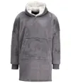 Felpa con cappuccio oversize accogliente reversibile sherpa The Ribbon Ribbon