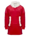 Felpa con cappuccio oversize accogliente reversibile sherpa The Ribbon Ribbon