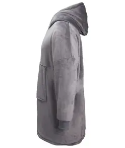 Felpa con cappuccio oversize accogliente reversibile sherpa The Ribbon Ribbon