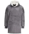 Felpa con cappuccio oversize accogliente reversibile sherpa The Ribbon Ribbon