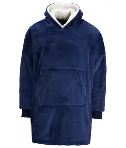 Felpa con cappuccio oversize accogliente reversibile sherpa The Ribbon Ribbon