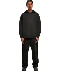 Felpa con cappuccio oversize con maniche scese Build Your Brand