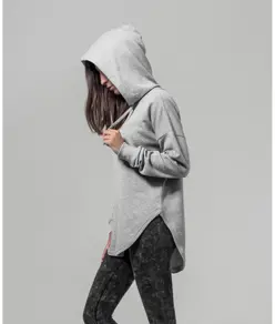 Felpa con cappuccio oversize da donna Build Your Brand