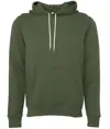 Felpa con cappuccio pullover unisex in pile di policotone Bella Canvas