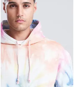 Felpa con cappuccio tie-dye JustHoods