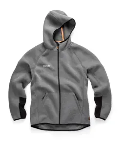 Felpa con cappuccio trade in tessuto traspirante air-layer Scruffs