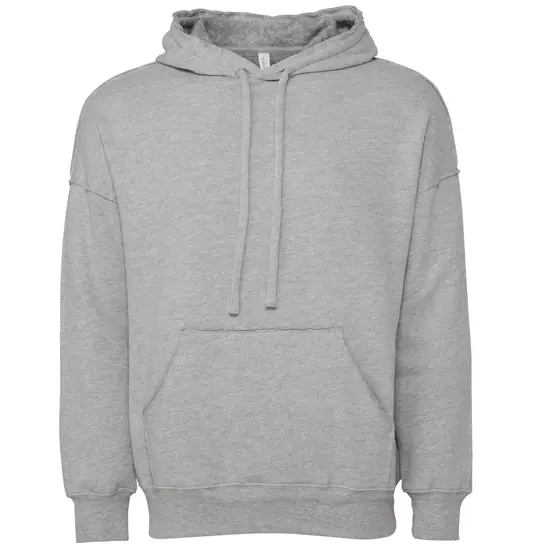 Felpa con cappuccio unisex con cuciture a taglio vivo Bella Canvas