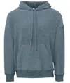 Felpa con cappuccio unisex in pile scamosciato Bella Canvas