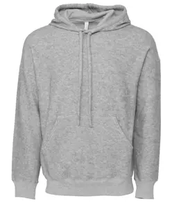 Felpa con cappuccio unisex in pile scamosciato Bella Canvas