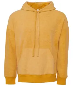 Felpa con cappuccio unisex in pile scamosciato Bella Canvas