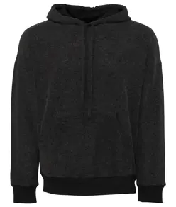 Felpa con cappuccio unisex in pile scamosciato Bella Canvas