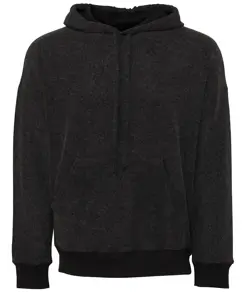 Felpa con cappuccio unisex in pile scamosciato Bella Canvas