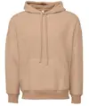 Felpa con cappuccio unisex in pile scamosciato Bella Canvas