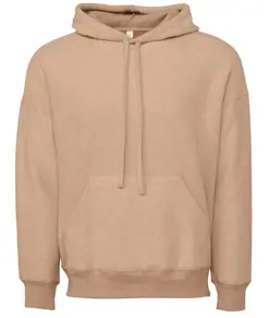 Felpa con cappuccio unisex in pile scamosciato Bella Canvas