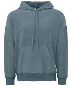 Felpa con cappuccio unisex in pile scamosciato Bella Canvas