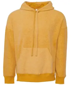 Felpa con cappuccio unisex in pile scamosciato Bella Canvas