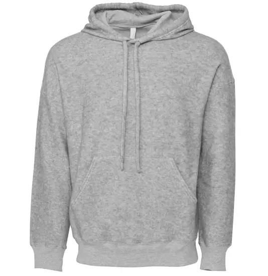 Felpa con cappuccio unisex in pile scamosciato Bella Canvas