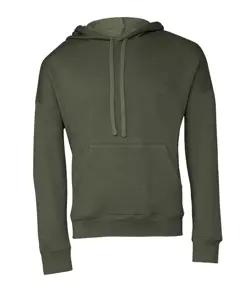 Felpa con cappuccio unisex in pile spugnato pullover DTM Bella Canvas