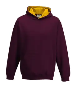 Felpa con cappuccio varsity bambino JustHoods