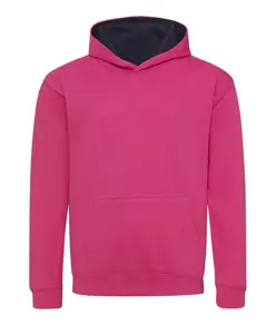 Felpa con cappuccio varsity bambino JustHoods
