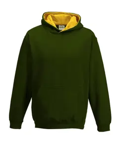Felpa con cappuccio varsity bambino JustHoods