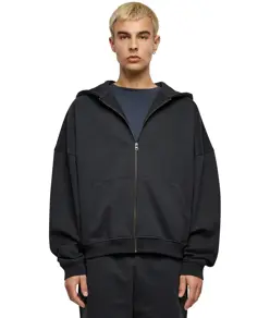 Felpa con zip anni '90 Build Your Brand