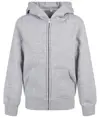 Felpa con zip basic biologica da bambino Build Your Brand