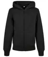 Felpa con zip basic biologica da bambino Build Your Brand