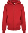 Felpa con zip basic biologica da bambino Build Your Brand