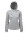 Felpa con zip intera e cappuccio spun dyed TriDri® da donna TriDri