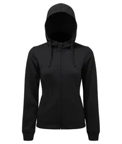 Felpa con zip intera e cappuccio spun dyed TriDri® da donna TriDri