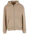 Felpa con zip pesante vintage Build Your Brand