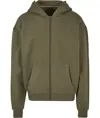 Felpa con zip ultra pesante Build Your Brand