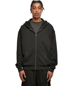 Felpa con zip ultra pesante Build Your Brand