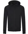 Felpa Cool con cappuccio e zip a contrasto AWDis Just Cool