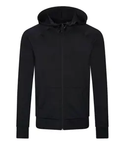 Felpa Cool con cappuccio e zip a contrasto AWDis Just Cool