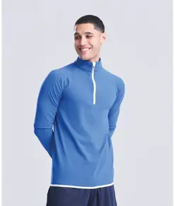 Felpa Cool con zip a ½ AWDis Just Cool