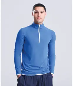 Felpa Cool con zip a ½ AWDis Just Cool