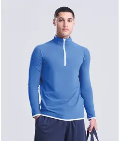 Felpa Cool con zip a ½ AWDis Just Cool