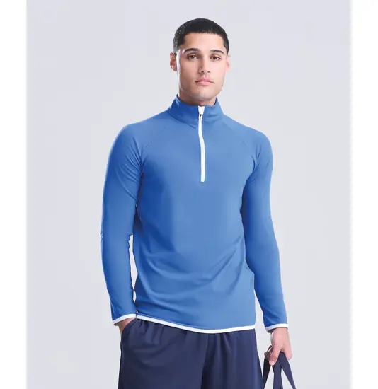 Felpa Cool con zip a ½ AWDis Just Cool
