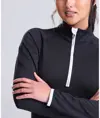 Felpa Cool donna con mezza zip AWDis Just Cool